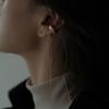 Golded C Shape Ear Cuff Stainless Steel Tassel Earrings Retro Gold Jewelry  Travel