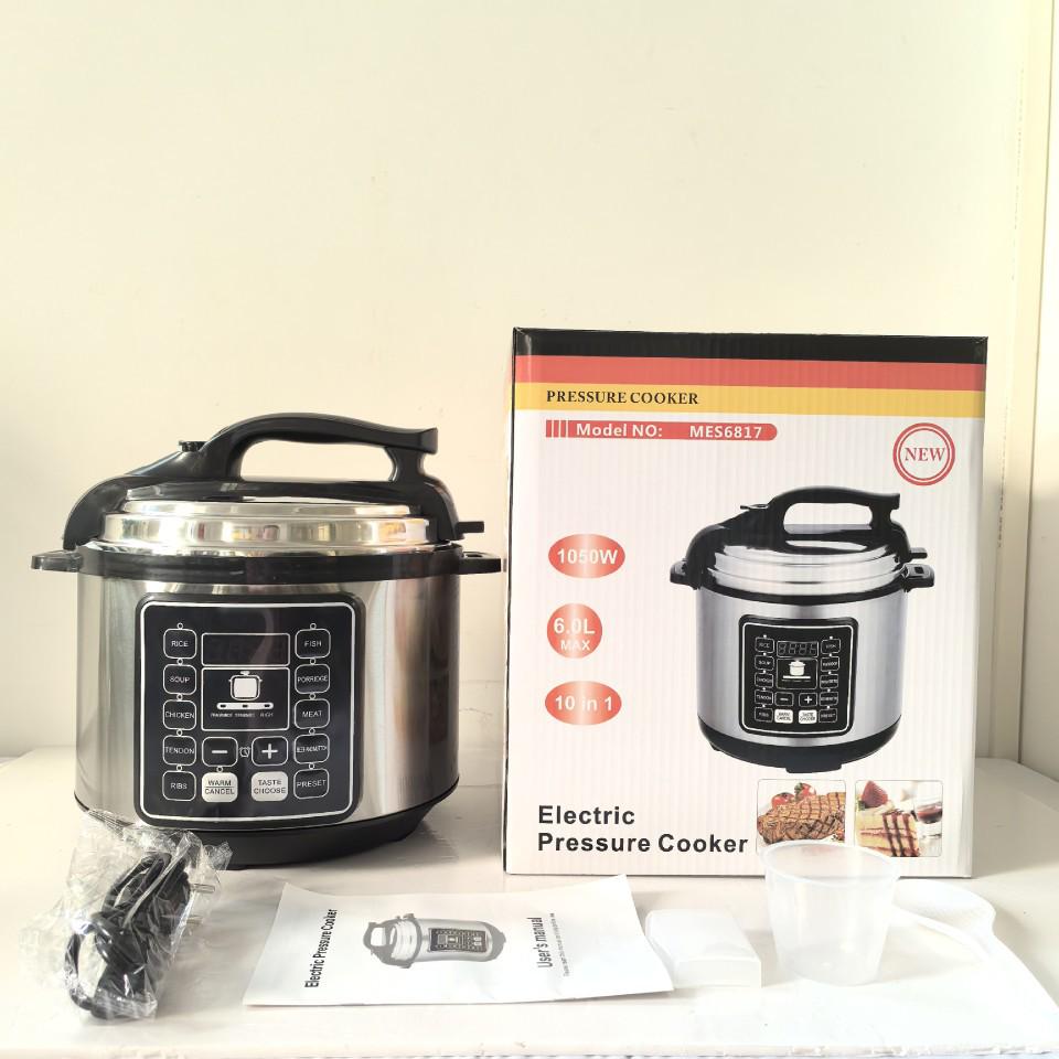 Multifunctional Electric Pressure Cooker: Large Capacity, Smart Home Compatible