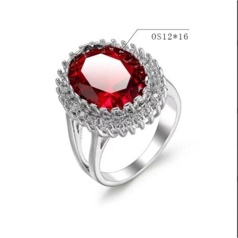 Ring Fashion Light Luxury Jewelry Copper Inlaid Zircon Jewelry Women'S Ring [