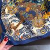 Elegant Floral Silk Scarf New Design Women Shawl 90CM Women's Scarf  Bandana