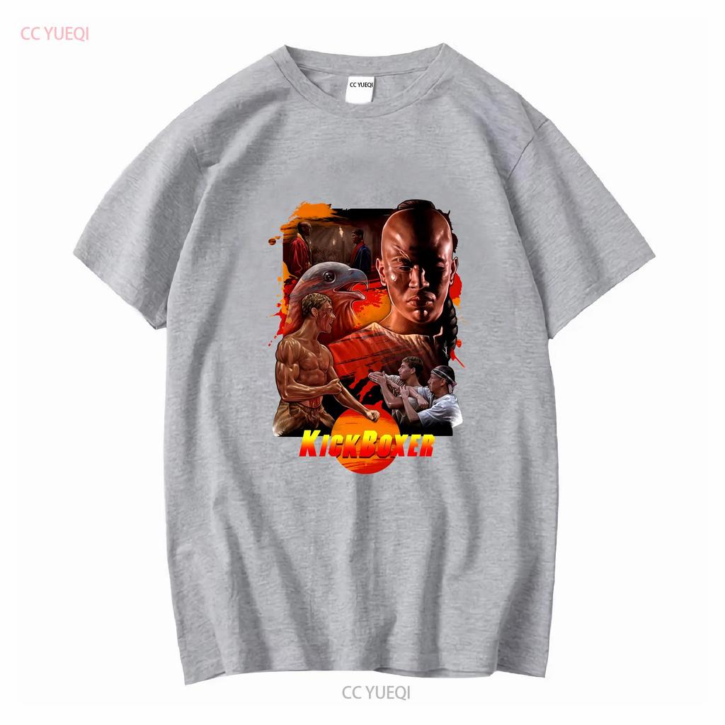 REBAJA Camiseta de Película KickBoxer de Jean Claude Van Damme Algodón Pesado vintage Lavada Transpirable streetwear hombre Ligeramente vintage