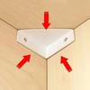 8pcs Thicken Support Right Triangular Angle 90° Right Angle Triangle Brackets  Bed Frames Support