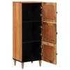 Highboard with Storage Natural Finish 40 x 33 x 110 cm Solid Mango Wood