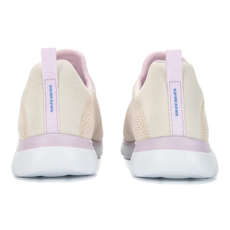 Skechers Summits Mesh Fabric Athletic Comfort Shock Absorption Durable Lightweight Rebound Low Top Casual Shoes Women Sneakers 149523-NTPR