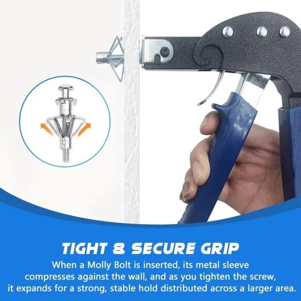 Plasterboard Fixing Hollow Wall Gecko Tool Premium Material High Strength Screw Bolt Tool M4 M6 M8 M10 Screw Bolt Durable