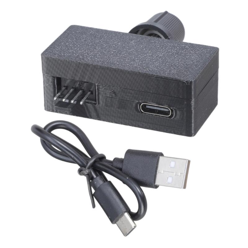 

PWM Speed Adjuster 4 Wire Fan Regulator With Type C Charging PC Water Cooling High Efficiency Heat Dissipation 1