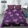 Chic Sun And Moon Duvet Cover 3D Floral Comforter Cover Bohemia Psychedelic Butterfly Bedding Set King Full For Kids Boys Girls