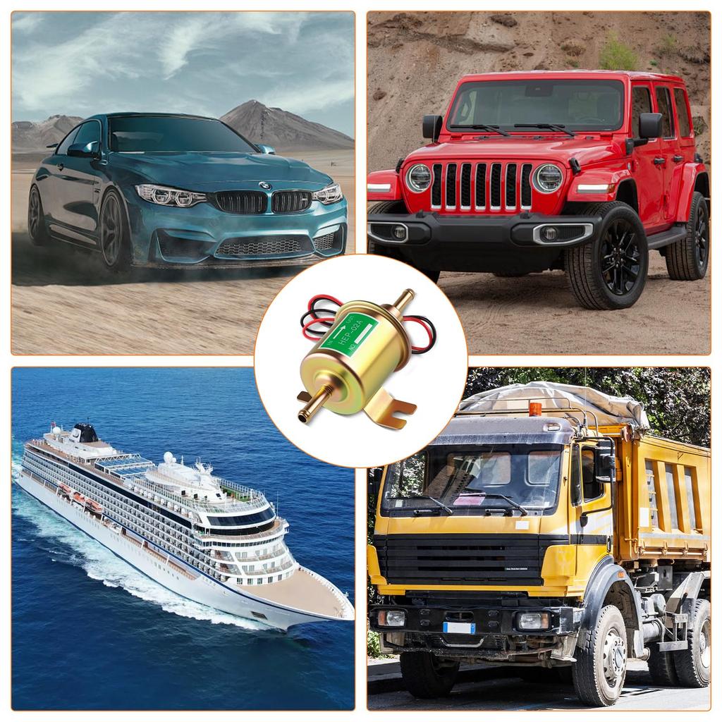 YONGDING Electromagnetic Fuel Pump, Fuel Pump, Car Fuel Pump, Installation Hose Inner Diameter