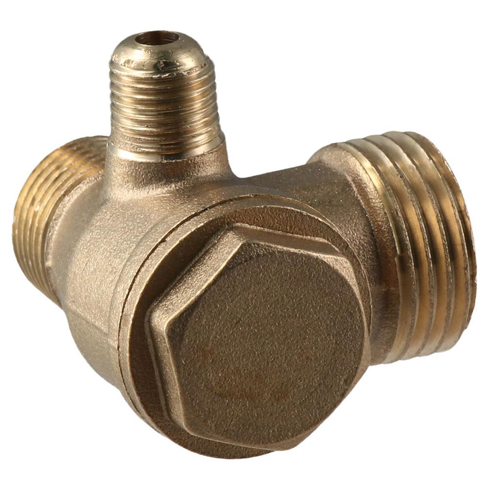 Brass Check Valve Gold One-way Valve Non Return Backflow Valve Oil Water Gas
