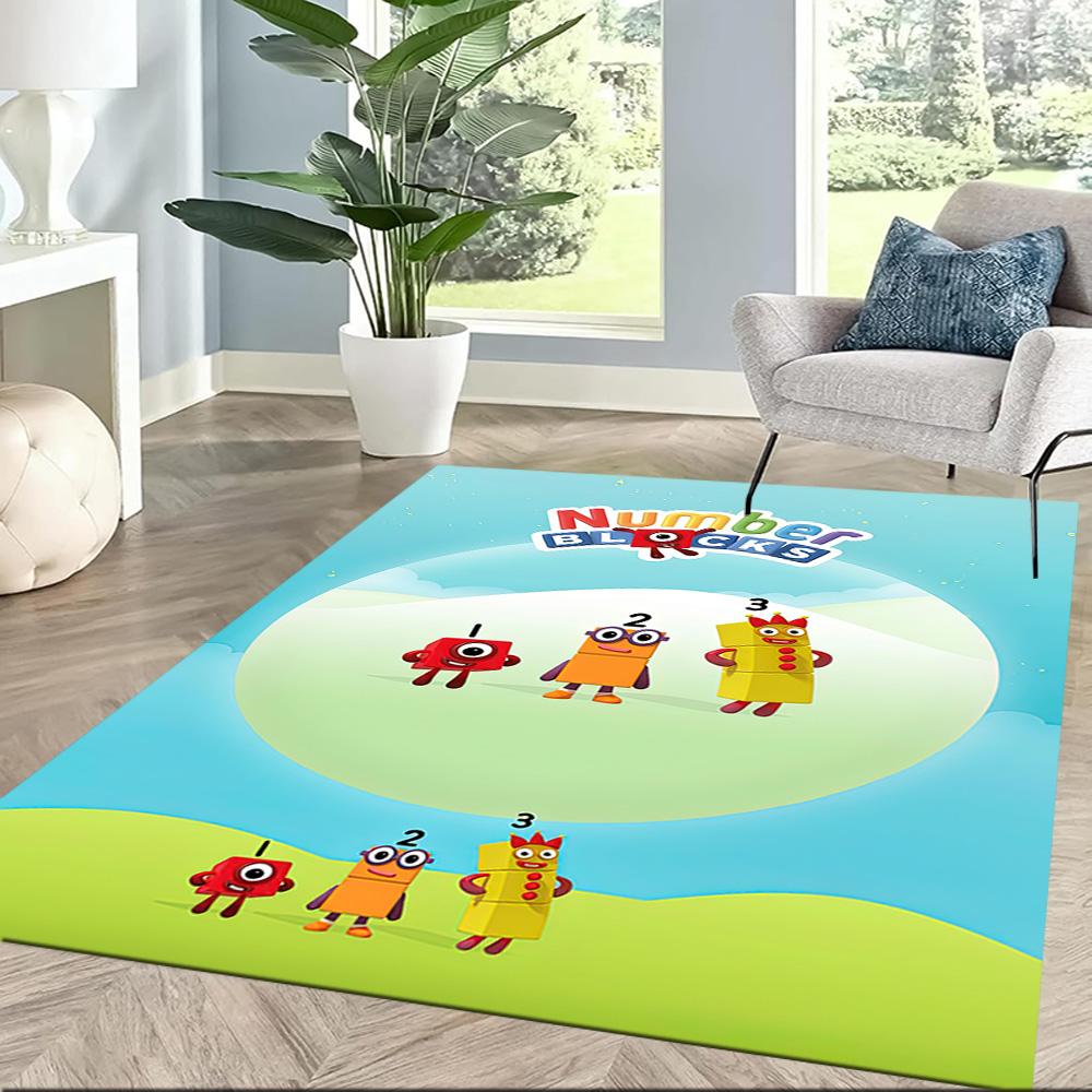 Numberblocks Area Rug Suitable For Decorate Room Outdoor Balcony Kitchen Antislip Rug Decorate Offices Perfect Gift For Womenmen