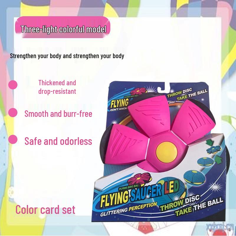 Magical Elastic Flying Saucer Ball - Children's Bouncing Stomp Toy for Outdoor Play