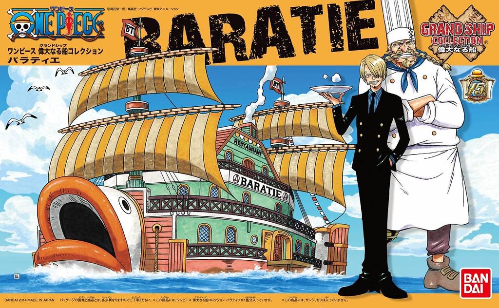 BANDAI SPIRITS One Piece Grand Ship Collection Baratie Plastic Model Kit Pre-colored