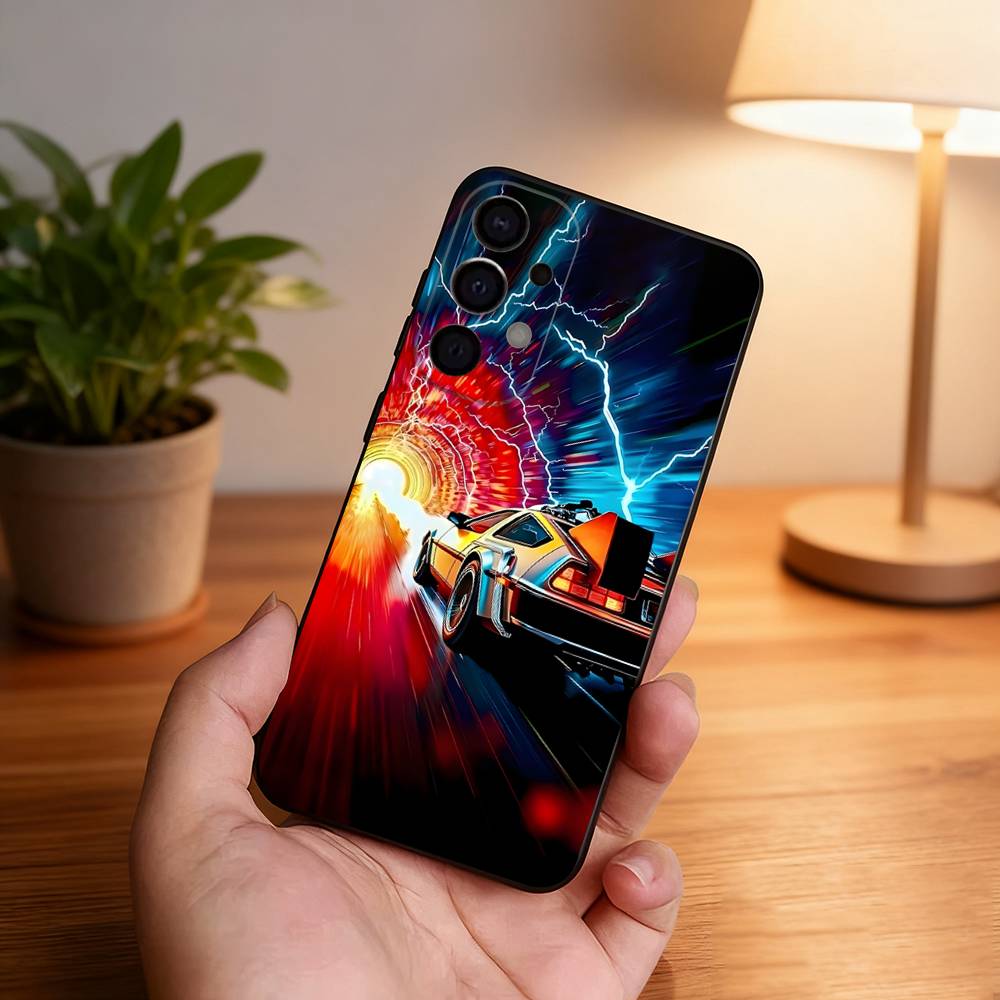 Movie Back To The F-Future Phone Case For Samsung S25,S24,S21,S22,S23,S30,Ultra,S20,Plus,Fe,Lite,5G Black Cover