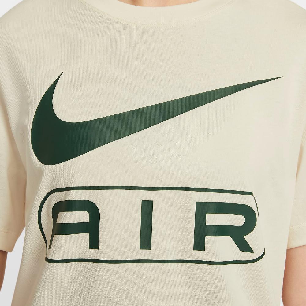 New Nike Air Women'ss Letter Logo Crewneck T-Shirt 'Light Pink' FV8003-110