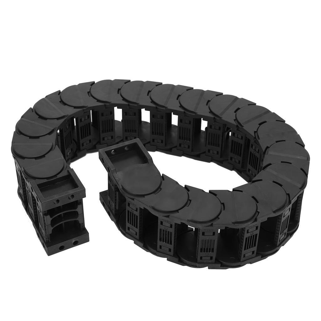 Cable Drag Chain Low Noise Series Nylon Wire Carrier Detachable Assembly 0.7 MeterD30 x 50