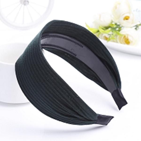 Women's Fashion White Wide-Brimmed Headband with Streamer Hairpin