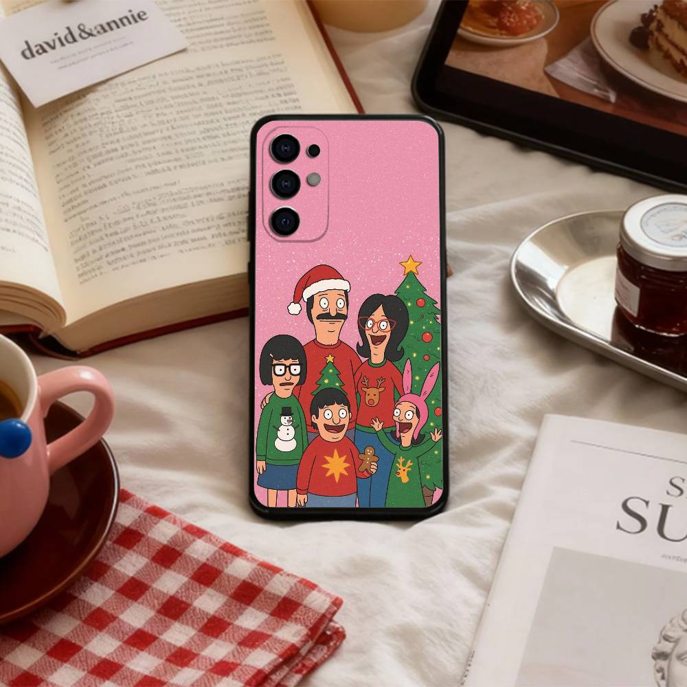 

Funny Family Bob s Burgers Phone Case For Samsung S 25,24,23,22,30,21,10,9,Ultra,Plus,Lite,FE,4,5 G Soft Black Case Samsung S22plus5G