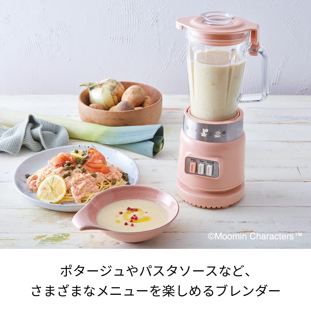 Recolte Glass Blender Rico Moomin RGB-1 (MPK) Pink