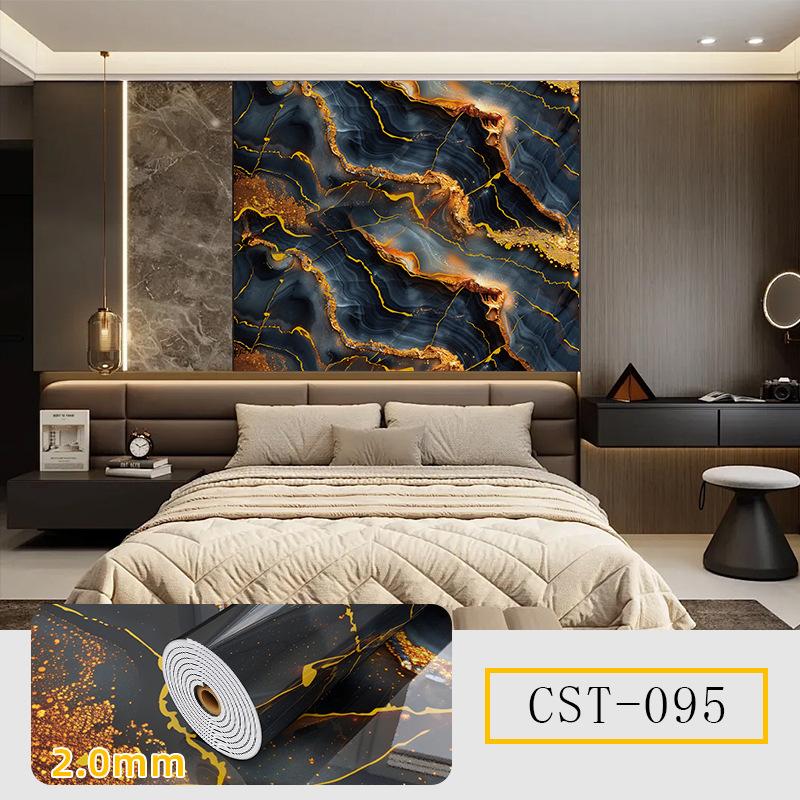 Roll-up Fliesenaufkleber Tapete Selbstklebend Wasserdichte Tapete Verdickter Marmor Verdickte Rolle Dekorative Wandaufkleber