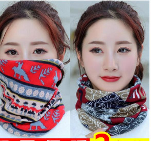 Men's Thermal Multifunctional Neck Gaiter: Windproof, Thickened Headscarf and Face Mask for Outdoor Cycling.
