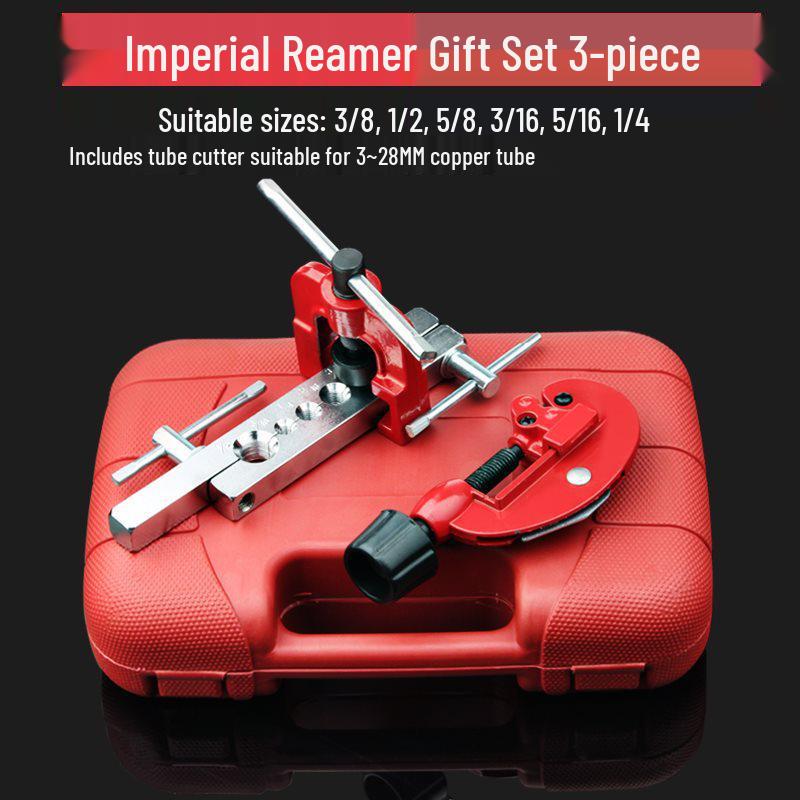 Flaring Tool Set for Brake, Copper, Air Conditioner, Refrigerator Pipes - Includes Expander & Riveting Tools, Free Shipping