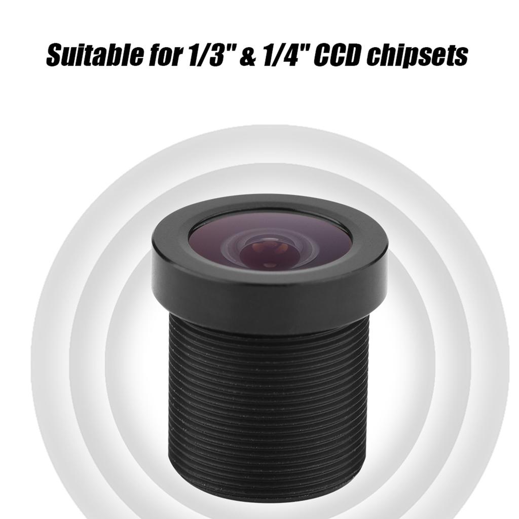 Lente de Placa Lente CCTV 1.8mm 170° Grande Angular 1MP IR Lente de Placa para Câmera de Segurança CCTV CCD 1/3" e 1/4"