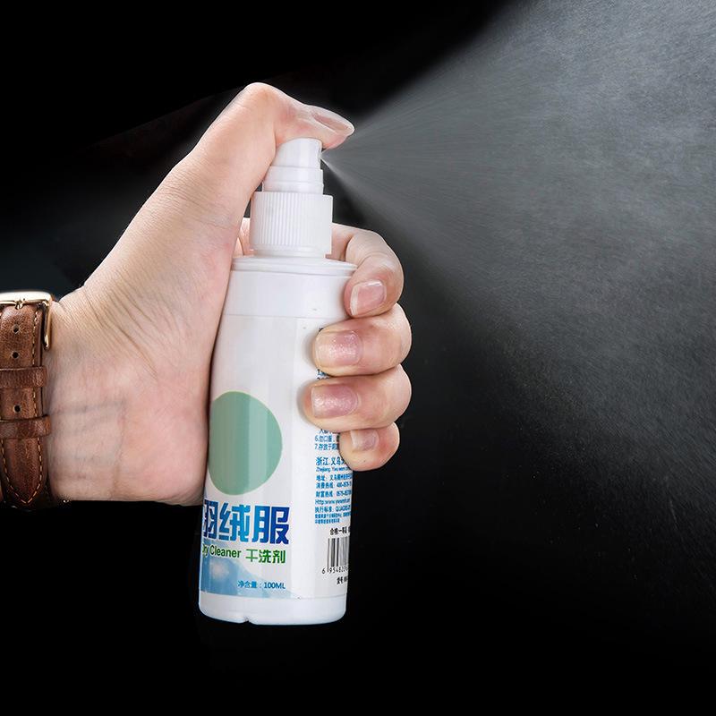 100ml Waterless Clothing Cleansing Foam Down Clothes Dry Cleaning Agent Convenience Down Jacket Spray WWO66