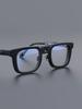 Retro Square Glasses Unisex Designer Anti Blue Light Myopia Flat Light Frame Fashion Eyewear