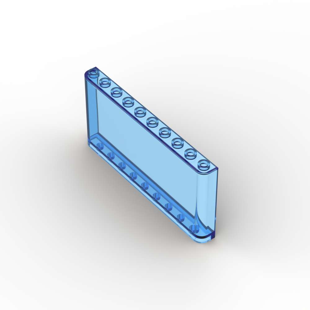 MOC 1PCS 65735 Windscreen 1x10x4 Building Blocks Kit Glass Wall Panel Window Brick Particle DIY Idea Toys Children Birthday Gift