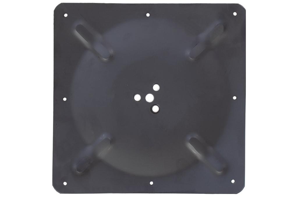 Brushed stainless steel table base SH-2002-1//6 - 45x45