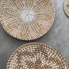 Bohemian Ethnic Circular Wall Decor Homestay Living Room Straw Woven Hanging Woven Background Dekoration