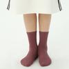 Kids Simple Crew Socks Plain Ankle Socks Breathable Booties Socks Calf Socks
