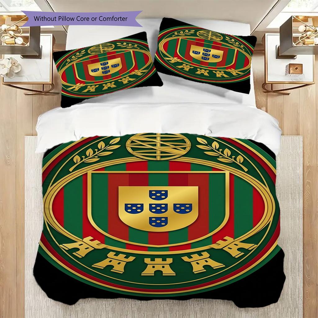 National Pride Heritage Three-piece set (1 * duvet cover + 2 * pillowcase, without core) Duvet cover and pillowcase Soft and comfortable