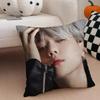 Classic Korean Handsome Singer BByun Baekhyun Cushion Cover Throw Pillow Cover Hidden Button Durable Polyester Chair Cushion