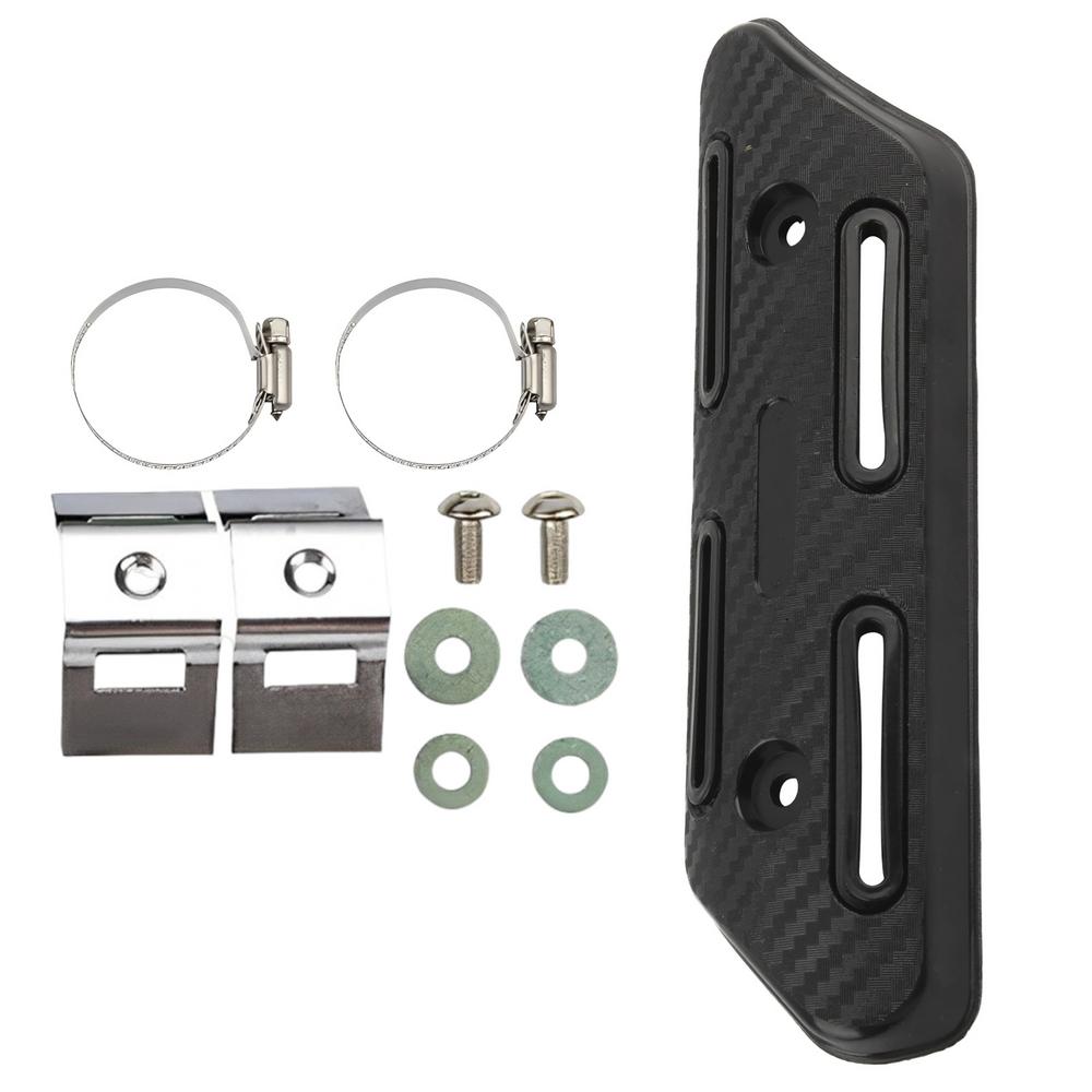 Motorcycle Heat Shield Muffler Pipe Heat Cover Protector Anti-Scalding and Heat Dissipation Exhaust Heat Insulation Cover