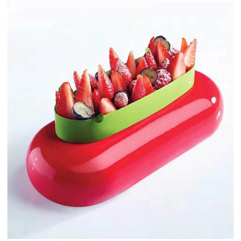 Flat Round Silicone Molds Cake Decorating Tool Non-Stick Baking Molds  For Bakeware Tools