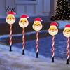 Outdoor Lighting for Courtyard 5Pcs Solar Christmas Yard Stake Light, Waterproof LED Garden Lamp with Energy Efficient Path Lights Snowman Santa Claus