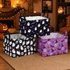 Ghost Halloween Storage Basket Pumpkin Sundries Organizer Clothes Storage Box  Book Storage