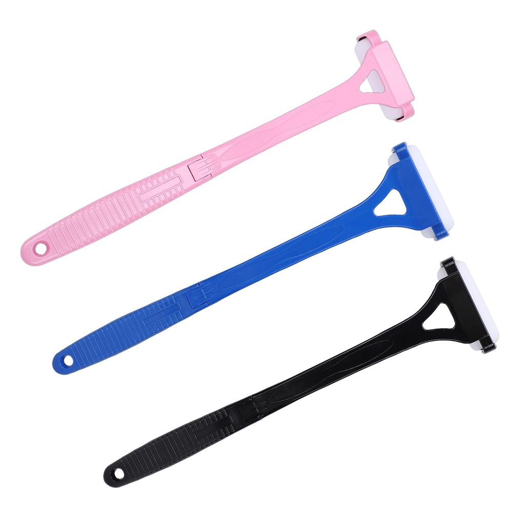 3pcs Back Lotion Applicator Foldable Non Slip Grip Long Handle Sunscreen Self Tanner Medication Application Roller
