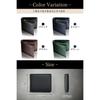 [Tokyo Shitamachi Kobo] Men's Wallet, 2-Fold, Genuine Leather, Made In Japan, Smooth Leather, with Fastener, Large Capacity (Navy)