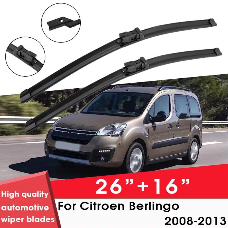 

Автомобильная щетка стеклоочистителя для Citroen Berlingo 2008-2013 26 + 16 Чистка лобового стекла Натуральная резина Автомобильные дворники Аксессуары чёрный