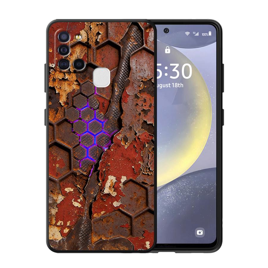 

Чехол из нержавеющей стали и углеродного волокна для Samsung Galaxy A04 A12 A13 A20 A50 A15 A06 A05 A16 A40 A70 A17 Чехол для телефона Galaxy A70