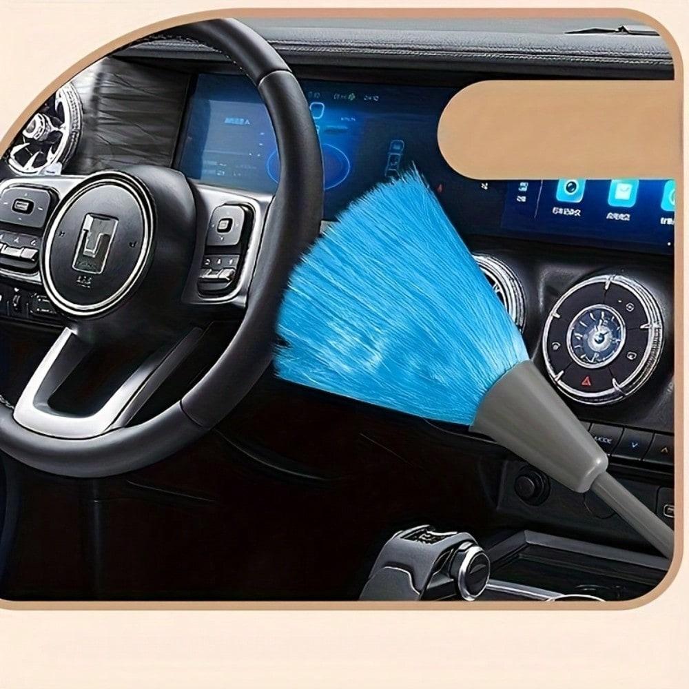 Electrostatic Feather Duster Brush - Washable Dust Remover - Ultrafine Fiber - Attracts Dust Like A Magnet - Suitable For Books