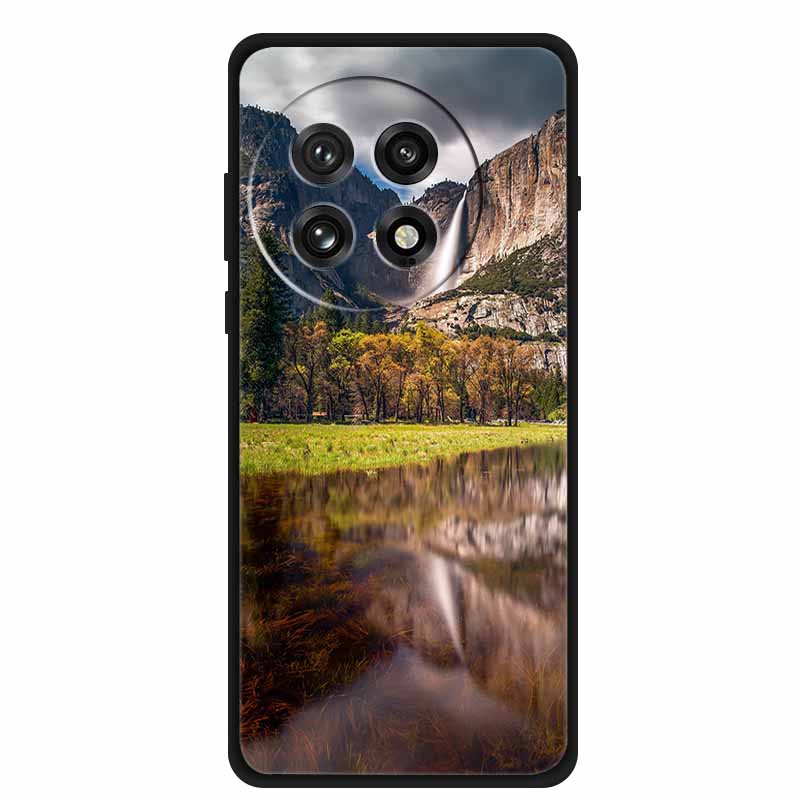 Hoesje Voor OnePlus 13R 13 R Schokbestendige Bumper Luxe Bloemenprint Zachte Siliconen Cover Voor OnePlus13R 5G Bumper 1+ 13R Telefoon Funda