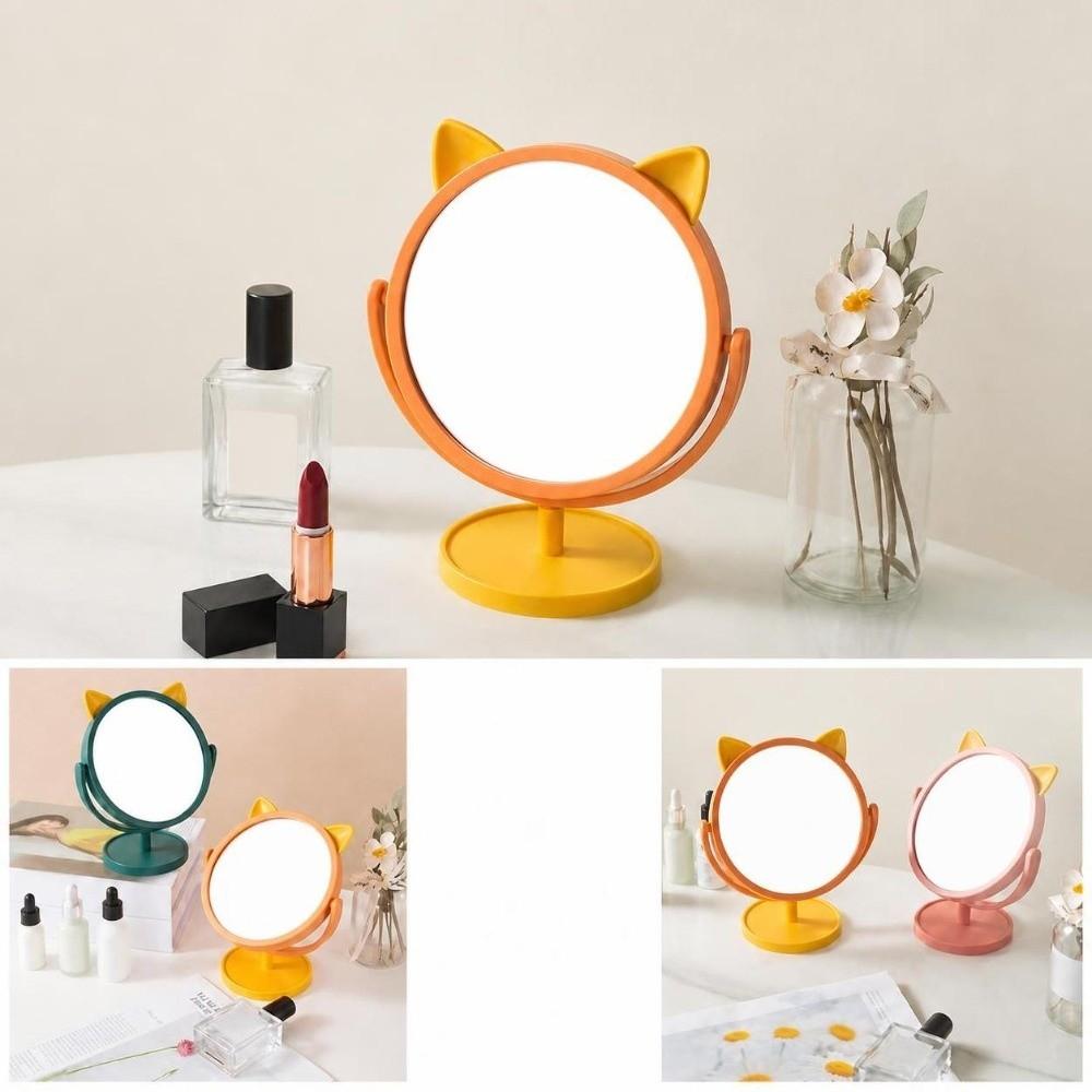 Single-Sided Desktop Makeup Mirror Rotating Table Makeup Mirror Makeup Beauty Grooming