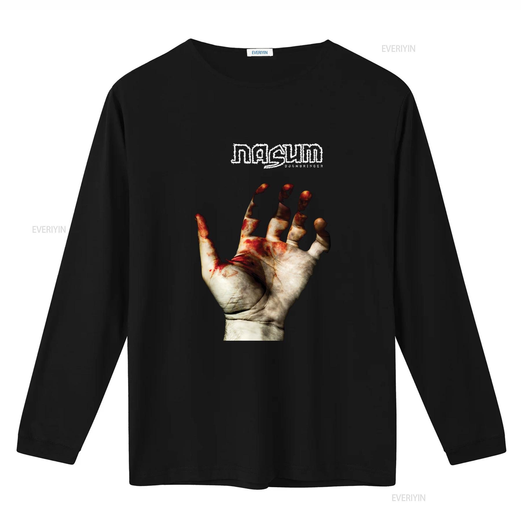 Nasum Swedish Grindcore Band Doombringer T Shirt for Men Sizes M 2XL vintage Washed Stylish Breathable Top For Everyday Wear S