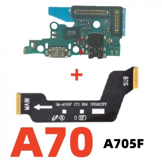 Charging USB Port+ Main Board Flex Cable for SamSung A21S A22 A31 A32 A50 A51 A52 A53 A70 A72 A536B Dock Connector MotherBoard
