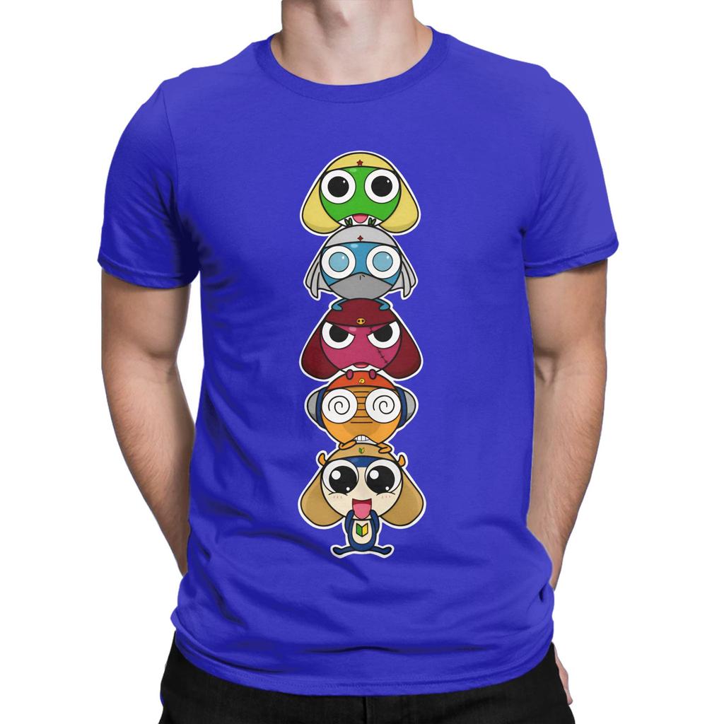 Men Womens TShirt Leap Frogs In Space Sgt Frog Keroro Vintage Cotton Tees Short Sleeve T Shirt Crew Neck Clothes New Arrival