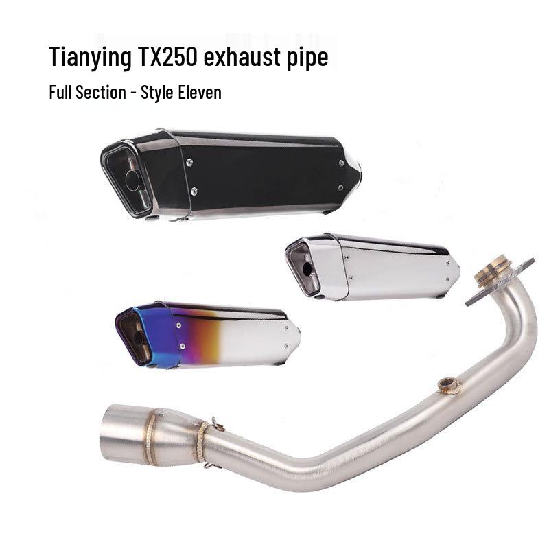 Skyhawk TX250 Exhaust Modification: Front & Full Section Muffler