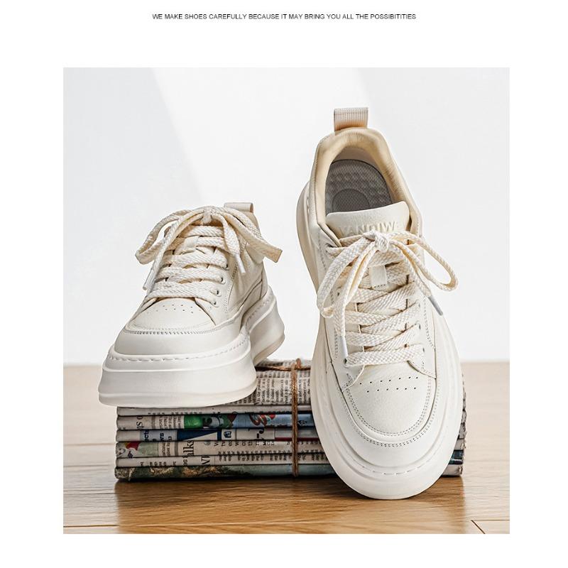Mens Comfortable Lightweight Thick Sole Height Increasing Casual Sports Skateboarding Sneakers